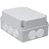 Hermetic box with membrane chokes.