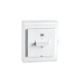 SWITCH W/ LIGHT SURFACE MOUNTED 2-POLE WHITE 6-PACK