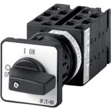 T0-6-15013/EZ Step switches, T0, 20 A, centre mounting, 6 contact unit(s), Contacts: 12, 45 °, maintained, Without 0 (Off) position, 1-6, Design number 15013