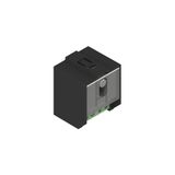 Electronic contact block for position switches