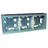 LOGUS 90 SERIES TRIPLE SURFACE MOUNT BOX ALUM