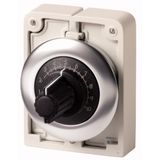 M30I-FR1K Potentiometer, flat front, M30, 30.5 mm, R 1 k„¦, P 0.5 W, Front ring stainless steel