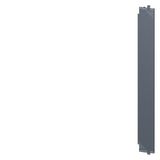 SIVACON, mounting plate, for cabinet side, perforated, D: 400 mm, H: 2200 mm, zinc-plated The