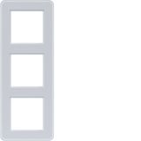 Triple cover frame, C.8, light white matte glass