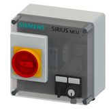 SIRIUS MCU motor starter Enclosure degree of protection IP55 plastic Communication without electromechanically switching Short-circuit