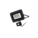 PONTA with sensor black 230V LED 30W 120° IP54 3000K