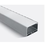SURFACE PROFILE 2m FOR 40mm STRIPS + PC OPAL DIFF
