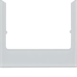 Design frame for KNX Touch Control 3.5", sharp edges, glass, alu