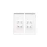 Two-way switch, (module), 10AX, quick connection, white