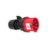 CEE plug, IP44, 16A, 3-pole, 230V, 6h, blue, screwless