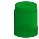 Continuous light element, with integrated LED, green, 115 V AC, diameter 50 mm