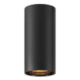 ASTO TUBE, ceiling-mounted light, cylindrical, GU10, 1x max. 10 W, black