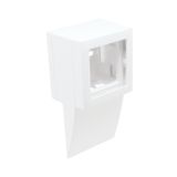 Q45 LATERAL ADAPTER F/60X16 TRUNKING WHITE
