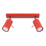Ceiling lamp RING 2 red