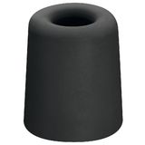 screwed doorstop small black height 30mm (5pcs)