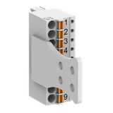TA528:AC500,COM1 communication connector 9-pin,VPE=5 pieces,screw terminals