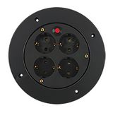 KGSN   Flange with socket 4x230 + thermal switch SCHUCO