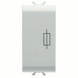 FUSE HOLDER - 250V ac 16A - 1 MODULE - SATIN WHITE - CHORUSMART