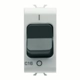 MINIATURE CIRCUIT BREAKER - C CHARACTERISTIC - 1P 16A 230Vac - 1 MODULE - SATIN WHITE - CHORUSMART