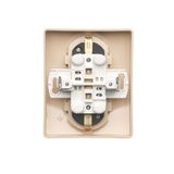 Triple frame, light gray matt