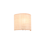 Aimee wall lamp E27 natural color/bast