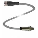 V15-G-0,1M-PUR-ABG-V35-G connecting cable