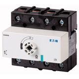 DMM-125/1-SK Switch-disconnector, DMM, 125 A, 3P + N (solid), Stop Function optional, Without rotary handle and drive shaft, Vertical connection