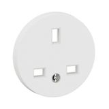 2P+E 13A BS STANDARD SOCKET WHITE