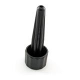 Wire entry guide black long