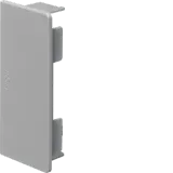 Halogen-free end piece for cable duct LF 40x90mm stone grey