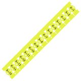 Cable tie marker for Smart Printer for use with cable ties yellow