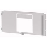 Front plate for NZM1, HxW= 150 x 400mm