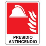 Fire sign - Al - Dimensions: 250x310 mm