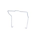 Metal retaining clip for socket 96.74 in 56.34 (096.71)