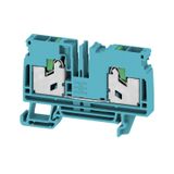 Feed-through terminal block, SNAP IN, blue, 6 mm², 41 A, 1000 V, Numbe