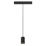 NUMINOS® XS 48V TRACK DALI, pendant light, black / black, 8.7W, 640lm, 2700K, CRI90, 20°