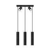 HANGING LAMP RING 3 BLACK GU10 IP20