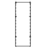 Mounting plate, for distribution pillars, PVC, for ZAL162, 800 x 276 m