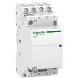 Contactor Acti9 iCT 25A 4NO 24VAC 50Hz