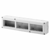Enclosure horizontal 12-module (4×3) IP40