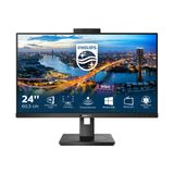 Philips | LCD Monitor with Windows Hello Webcam | 242B1H/00 | 23.8 " | IPS | FHD | 16:9 | 75 Hz | 4 ms | 1920 x 1080 pixels | 250 cd/m² | HDMI ports quantity 1 | Black