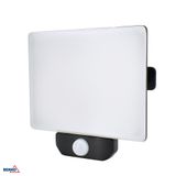 LED FLOODLIGHT LFX 50W 4000K 4500LM IP65 BLACK PIR SENSOR
