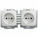 20-2 EUCKS-214-503 CoverPlates (partly incl. Insert) carat® Alpine white