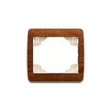 SINGLE FRAME IVORY/MAHOGNY