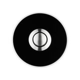 Ring button round Piccolo cerchio ws Black