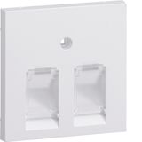 Central plate 55 UAE TYP B/D 2-gang, pw