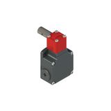 Safety switch for hinged doors