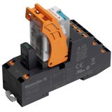 Relay module, 24 V DC, Green LED, 4 CO contact (AgNi) , 250 V AC, 7 A,