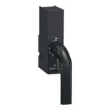 Direct front rotary handle, FuPacT GS50 to GS160, black handle