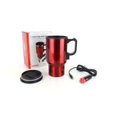 DC Car kettle/mug 450ml red color 12V